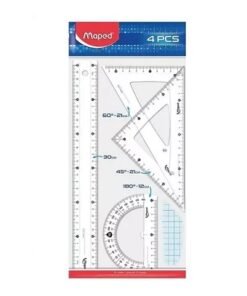JUEGO GEOMETRIA MAPED DE 4 PIEZAS.