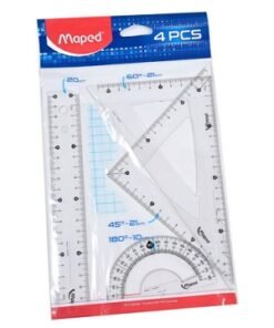 JUEGO DE GEOMETRIA MAPED DE 20 CM.