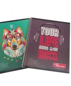 CUADERNO PAPIROS FLEX C/ESPIRAL 48 HOJAS
