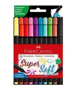 MARCADORES FABER CASTELL SUPERSOFT X10